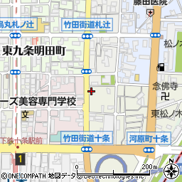 京都府京都市南区東九条柳下町37周辺の地図
