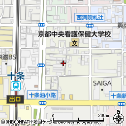 京都府京都市南区東九条松田町84周辺の地図