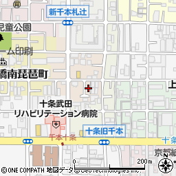 京都府京都市南区唐橋芦辺町21-7周辺の地図