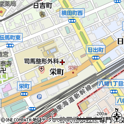 朝日生命保険相互会社　静岡支社周辺の地図