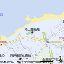 鳩山荘松庵周辺の地図