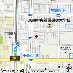 京都府京都市南区東九条松田町77周辺の地図