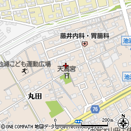 池浦町内会事務所周辺の地図