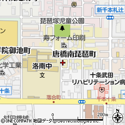 ＊唐橋南琵琶町[笹井]駐車場周辺の地図