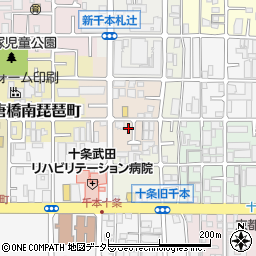 京都府京都市南区唐橋芦辺町21-22周辺の地図