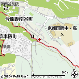 京都府京都市東山区今熊野南谷町24周辺の地図