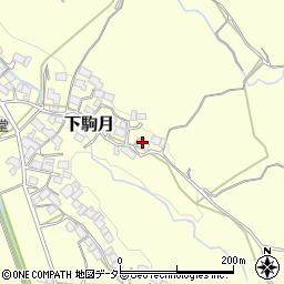 滋賀県蒲生郡日野町下駒月897周辺の地図