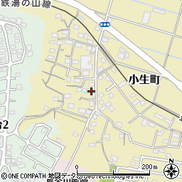 三重県四日市市小生町581周辺の地図