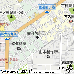京都府京都市南区吉祥院池ノ内町63周辺の地図