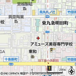 〒601-8031 京都府京都市南区東九条河辺町の地図