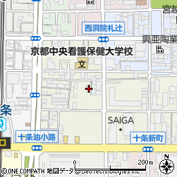 京都府京都市南区東九条松田町50周辺の地図
