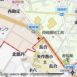 愛知県安城市尾崎町大塚60周辺の地図