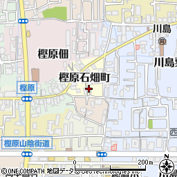 京都府京都市西京区樫原石畑町1-25周辺の地図