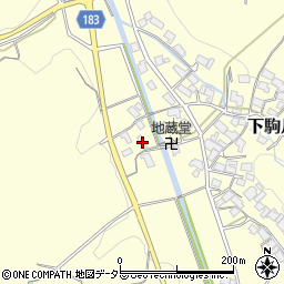滋賀県蒲生郡日野町下駒月1809周辺の地図