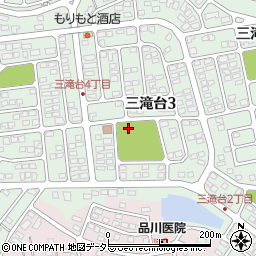 三重県四日市市三滝台3丁目周辺の地図