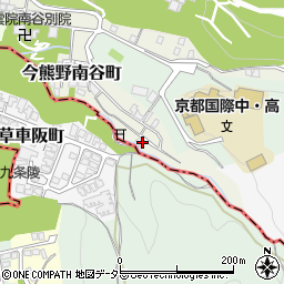 京都府京都市東山区今熊野南谷町25周辺の地図