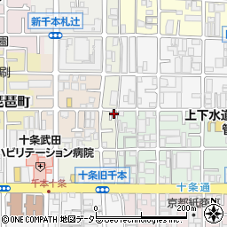 京都府京都市南区西九条唐戸町35周辺の地図