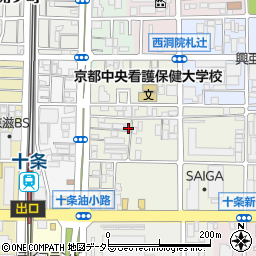京都府京都市南区東九条松田町90周辺の地図