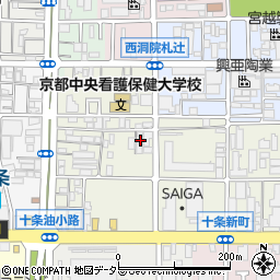 京都府京都市南区東九条松田町51周辺の地図