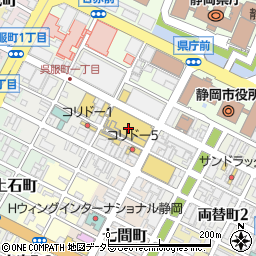 静岡伊勢丹　４Ｆレリアンプラスハウス周辺の地図