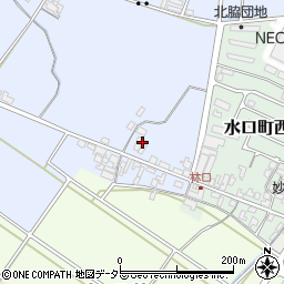 滋賀県甲賀市水口町北脇897-3周辺の地図