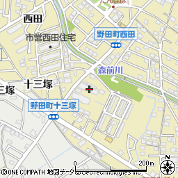 愛知県刈谷市野田町一本木5周辺の地図