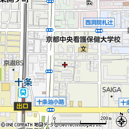 京都府京都市南区東九条松田町95周辺の地図