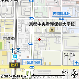 京都府京都市南区東九条松田町96周辺の地図