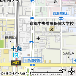 京都府京都市南区東九条松田町98周辺の地図