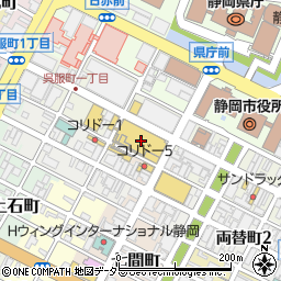 Ｔａｂｉｏ静岡伊勢丹店周辺の地図