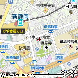 明光義塾新静岡教室周辺の地図