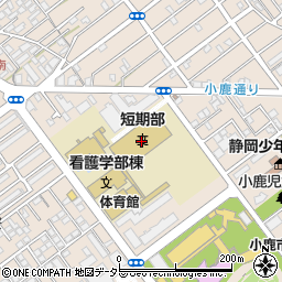 県立短大　バンビ書店周辺の地図