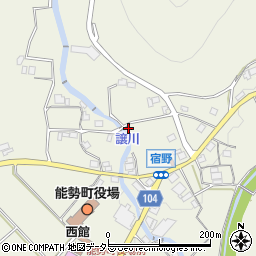 大阪府豊能郡能勢町宿野159周辺の地図
