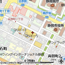 ミキハウス静岡伊勢丹店周辺の地図
