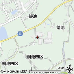 愛知県知多郡東浦町緒川篭池48周辺の地図