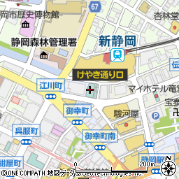 ホテルシティオ静岡周辺の地図