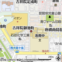 京都府京都市南区吉祥院春日町周辺の地図