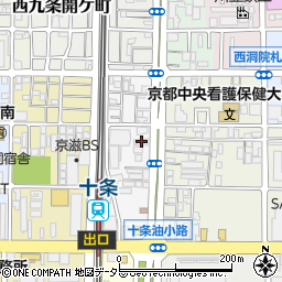 アサヒサンクリーン在宅介護センター京都南周辺の地図