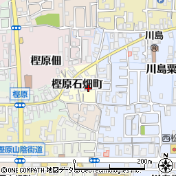 京都府京都市西京区樫原石畑町2-1周辺の地図