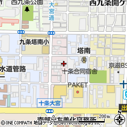 京都府京都市南区西九条御幸田町13周辺の地図