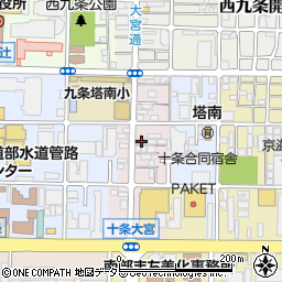京都府京都市南区西九条御幸田町14周辺の地図