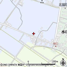 滋賀県甲賀市水口町北脇836周辺の地図