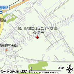敬川地域コミュニティ交流センター周辺の地図