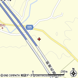 愛知県岡崎市岩中町谷下周辺の地図