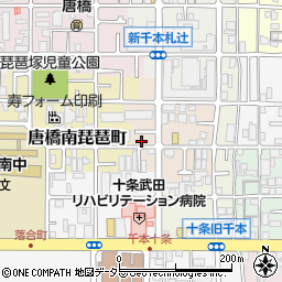 京都府京都市南区唐橋芦辺町3周辺の地図