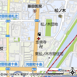 京都府京都市南区東九条柳下町54周辺の地図