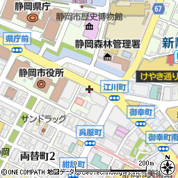 三機工業株式会社　静岡支店周辺の地図