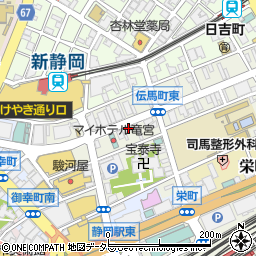 ステモン　静岡校周辺の地図