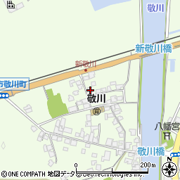 島根県江津市敬川町1071周辺の地図