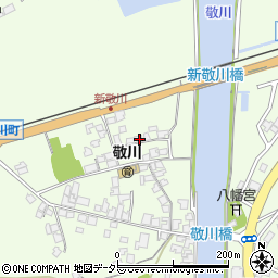 島根県江津市敬川町1075周辺の地図